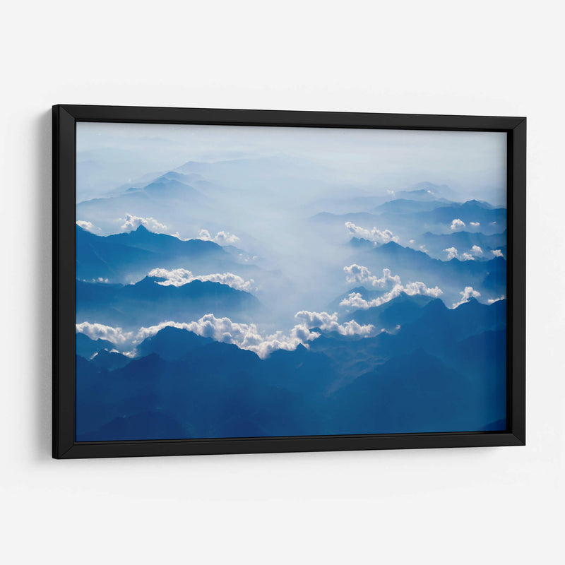 Montañas y nubes | Cuadro decorativo de Canvas Lab