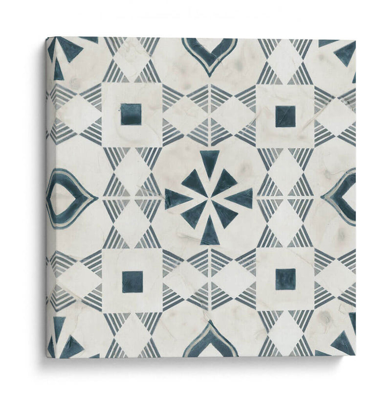Colección De Azulejos De Teal V - June Erica Vess | Cuadro decorativo de Canvas Lab