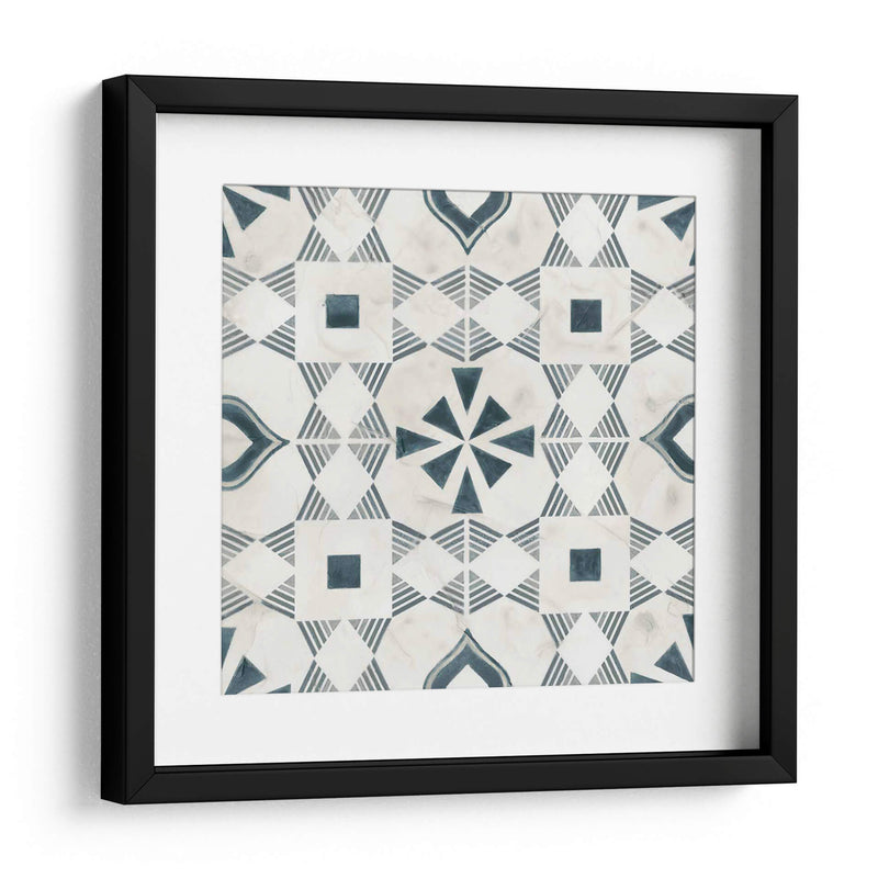 Colección De Azulejos De Teal V - June Erica Vess | Cuadro decorativo de Canvas Lab