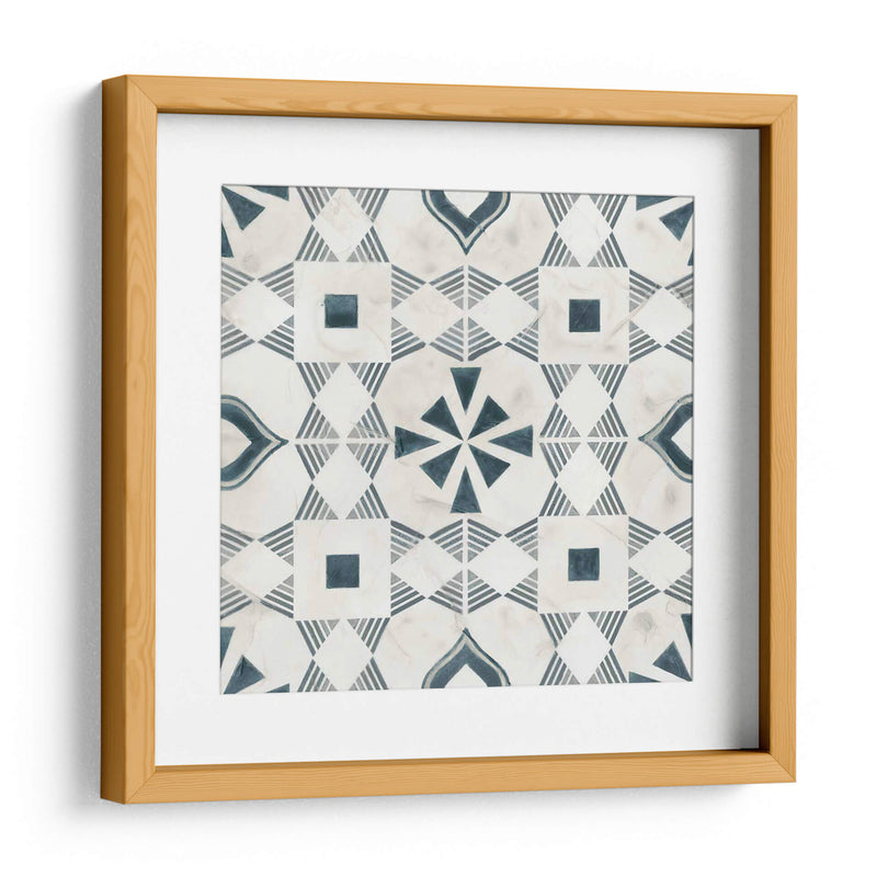 Colección De Azulejos De Teal V - June Erica Vess | Cuadro decorativo de Canvas Lab