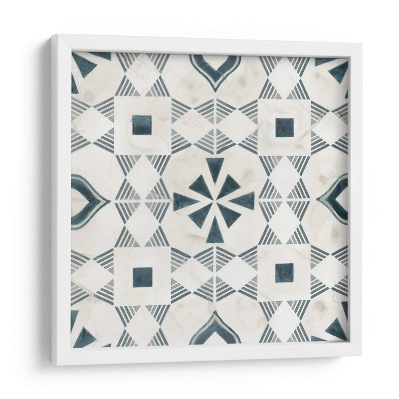 Colección De Azulejos De Teal V - June Erica Vess | Cuadro decorativo de Canvas Lab