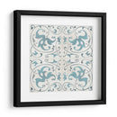 Colección De Azulejos De Teal Viii - June Erica Vess | Cuadro decorativo de Canvas Lab