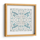 Colección De Azulejos De Teal Viii - June Erica Vess | Cuadro decorativo de Canvas Lab