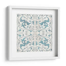 Colección De Azulejos De Teal Viii - June Erica Vess | Cuadro decorativo de Canvas Lab