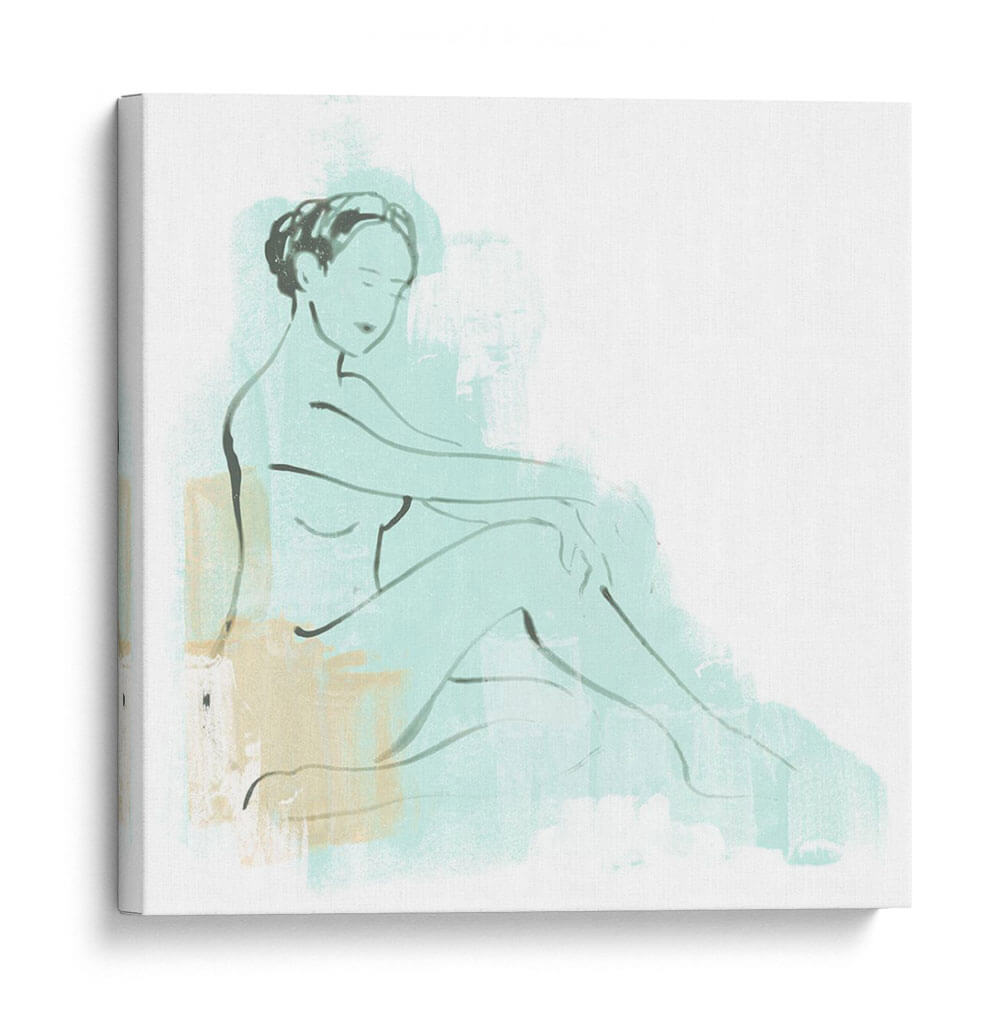 Colorblock Figura Iii - June Erica Vess | Cuadro decorativo de Canvas Lab