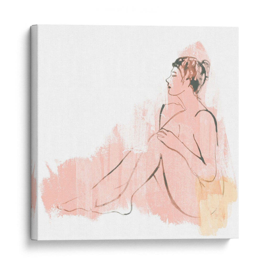 Colorblock Figura Iv - June Erica Vess | Cuadro decorativo de Canvas Lab