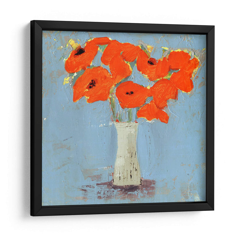 Naranja Poppy Impression I - Victoria Borges | Cuadro decorativo de Canvas Lab