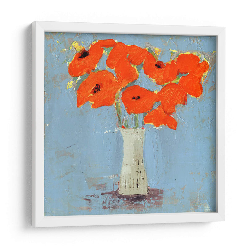 Naranja Poppy Impression I - Victoria Borges | Cuadro decorativo de Canvas Lab