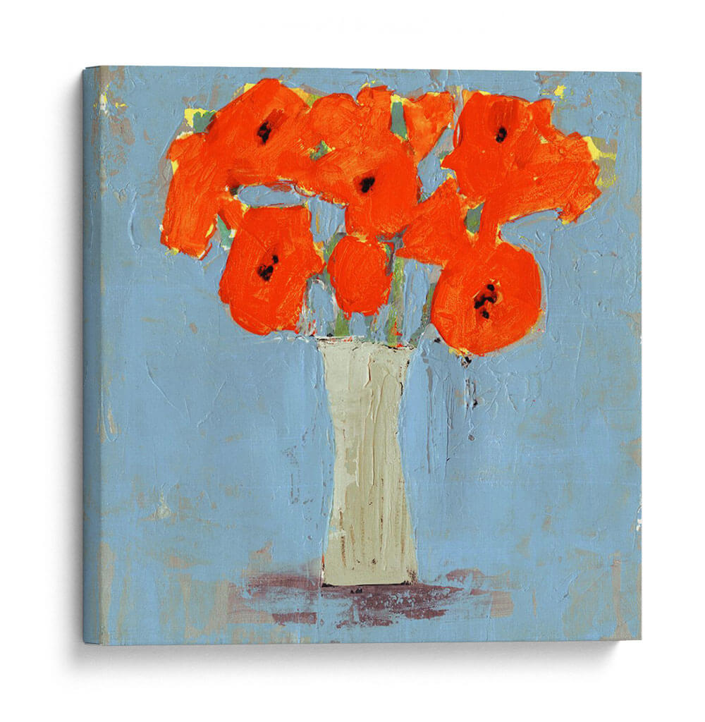 Impresión De Amapola Naranja Ii - Victoria Borges | Cuadro decorativo de Canvas Lab
