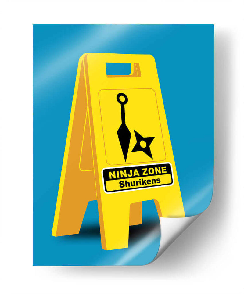 Ninja Zone - Roge I. Luis | Cuadro decorativo de Canvas Lab