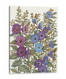 Hollyhocks En Flor I - Tim OToole | Cuadro decorativo de Canvas Lab