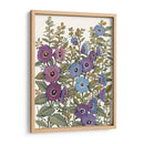 Hollyhocks En Flor I - Tim OToole | Cuadro decorativo de Canvas Lab