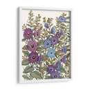 Hollyhocks En Flor I - Tim OToole | Cuadro decorativo de Canvas Lab