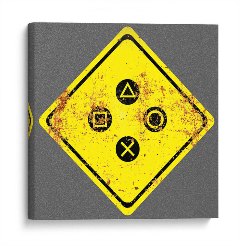 Playstation Zone - Roge I. Luis | Cuadro decorativo de Canvas Lab