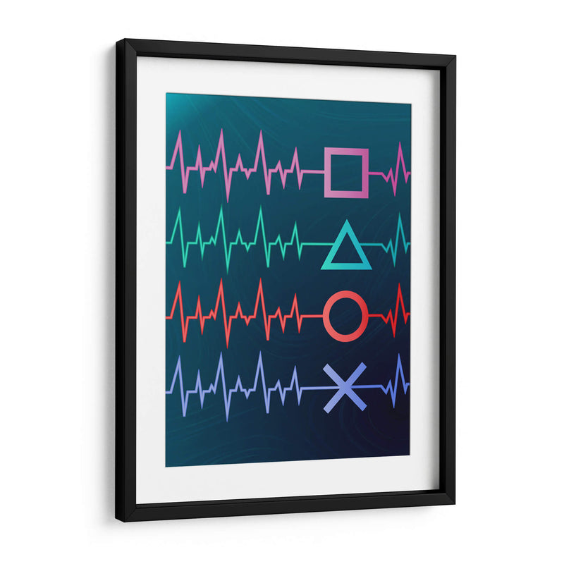 Pulso cardíaco gamer - Roge I. Luis | Cuadro decorativo de Canvas Lab