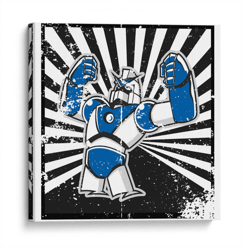 Robot Retro - Roge I. Luis | Cuadro decorativo de Canvas Lab