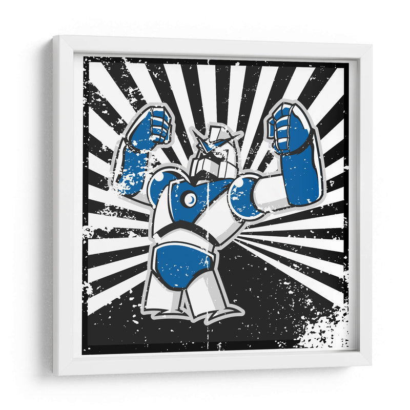 Robot Retro - Roge I. Luis | Cuadro decorativo de Canvas Lab