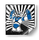 Robot Retro - Roge I. Luis | Cuadro decorativo de Canvas Lab