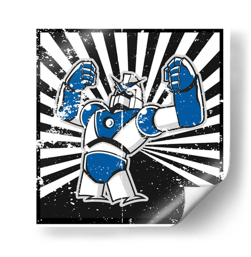 Robot Retro - Roge I. Luis | Cuadro decorativo de Canvas Lab