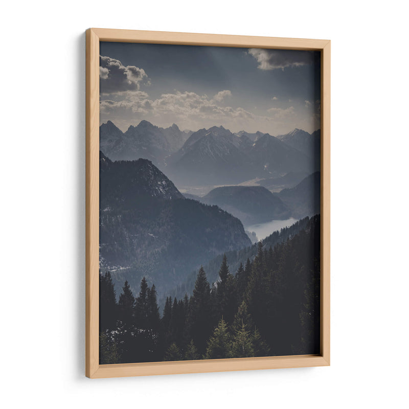 Montañas obscuras | Cuadro decorativo de Canvas Lab