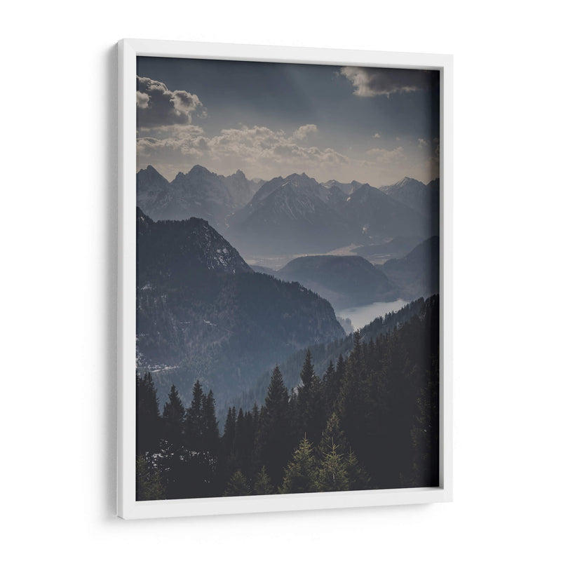 Montañas obscuras | Cuadro decorativo de Canvas Lab