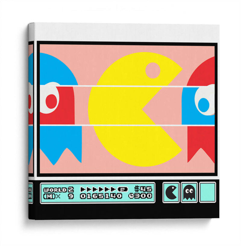 Ruleta Pac-man - Roge I. Luis | Cuadro decorativo de Canvas Lab