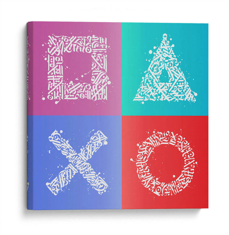 Símbolos Gamer - Roge I. Luis | Cuadro decorativo de Canvas Lab