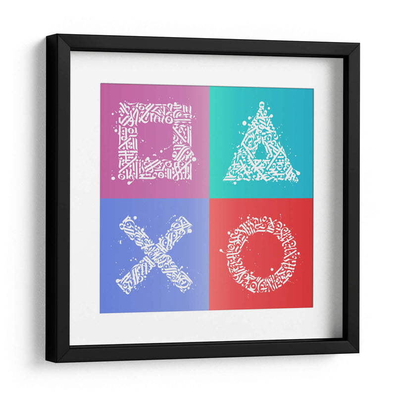 Símbolos Gamer - Roge I. Luis | Cuadro decorativo de Canvas Lab