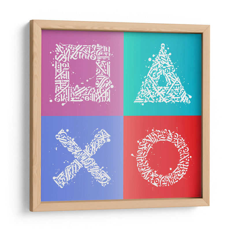 Símbolos Gamer - Roge I. Luis | Cuadro decorativo de Canvas Lab