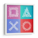 Símbolos Gamer - Roge I. Luis | Cuadro decorativo de Canvas Lab