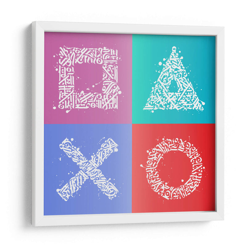 Símbolos Gamer - Roge I. Luis | Cuadro decorativo de Canvas Lab