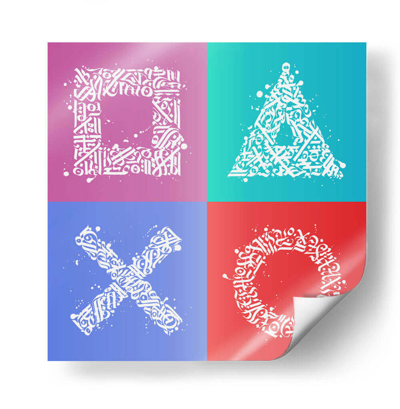 Símbolos Gamer - Roge I. Luis | Cuadro decorativo de Canvas Lab