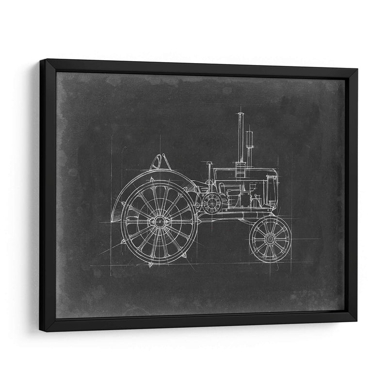 Blueprint Del Tractor Ii - Ethan Harper | Cuadro decorativo de Canvas Lab