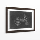Blueprint Del Tractor Ii - Ethan Harper | Cuadro decorativo de Canvas Lab