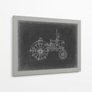 Blueprint Del Tractor Ii - Ethan Harper | Cuadro decorativo de Canvas Lab