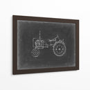 Blueprint Del Tractor Iii - Ethan Harper | Cuadro decorativo de Canvas Lab