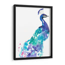 Splash De Pavo Real I - Jennifer Goldberger | Cuadro decorativo de Canvas Lab
