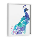 Splash De Pavo Real I - Jennifer Goldberger | Cuadro decorativo de Canvas Lab