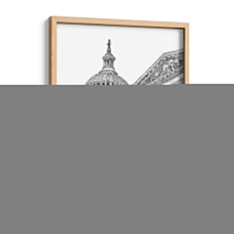 Bandw Us Citycape-Washington Dc - Melissa Wang | Cuadro decorativo de Canvas Lab