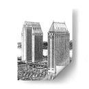 Bandw Us Cityscape-San Diego - Melissa Wang | Cuadro decorativo de Canvas Lab