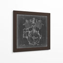 Motorycle Motor Blueprint Iv - Ethan Harper | Cuadro decorativo de Canvas Lab