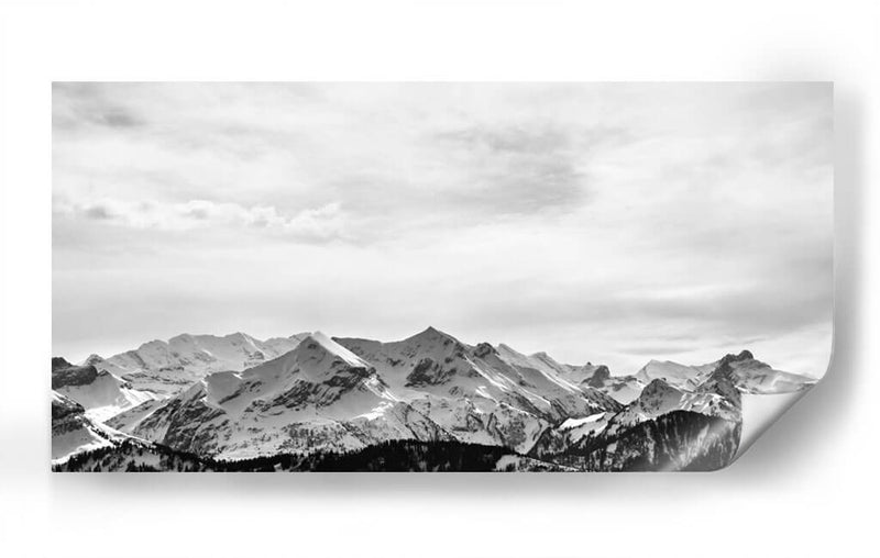 Alpinismo nevado | Cuadro decorativo de Canvas Lab