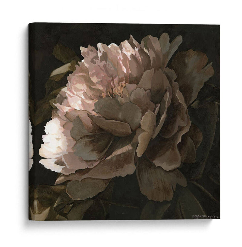 Luna Lit Peony Ii - Megan Meagher | Cuadro decorativo de Canvas Lab