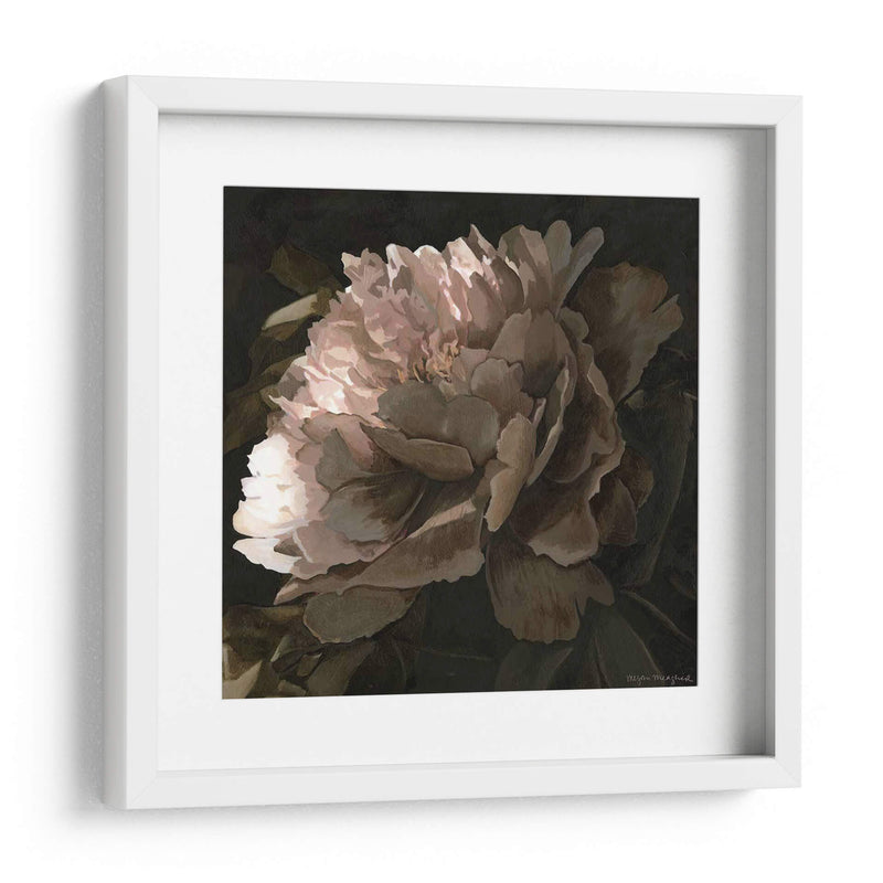 Luna Lit Peony Ii - Megan Meagher | Cuadro decorativo de Canvas Lab