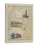 Postales De Ny - Vision Studio | Cuadro decorativo de Canvas Lab