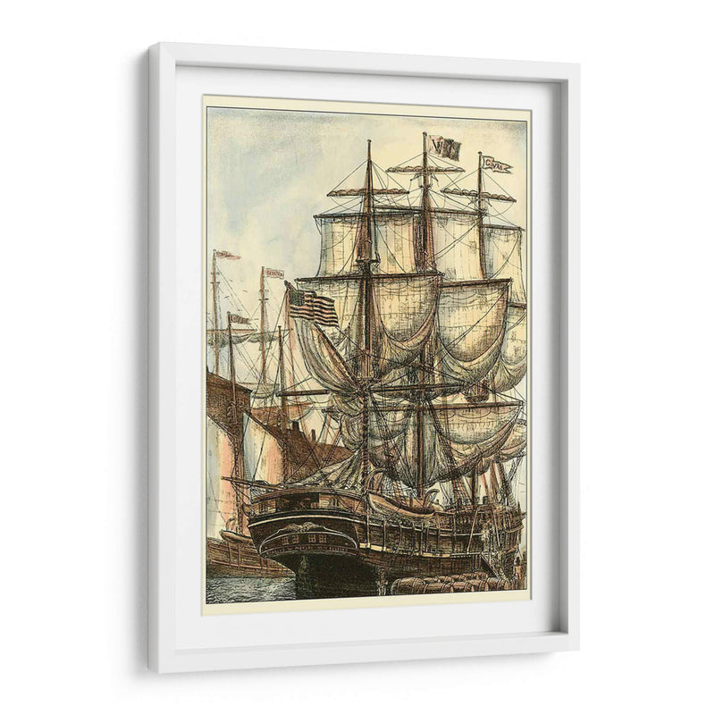 Impreso Majestuoso Barco I - Vision Studio | Cuadro decorativo de Canvas Lab