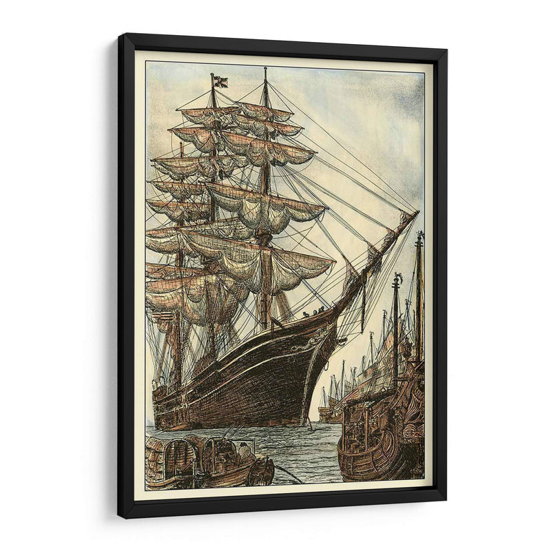 Impreso Majestuoso Barco Ii - Vision Studio | Cuadro decorativo de Canvas Lab