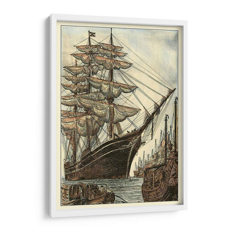 Impreso Majestuoso Barco Ii - Vision Studio | Cuadro decorativo de Canvas Lab