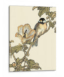 Pájaro Oriental En La Rama I - Vision Studio | Cuadro decorativo de Canvas Lab