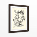 Besler Blanco Y Negro Peony Iii - Basilius Besler | Cuadro decorativo de Canvas Lab